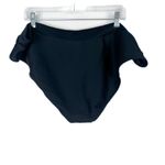 J.Crew NWT  Ribbed Cross-Front Cheeky Bikini Bottom Black Plus Size 3X NEW Photo 6