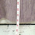 Talbots  Petites Red Houndstooth Sleeveless Maxi‎ Dress [Size 14] Made in USA Photo 5