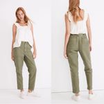 Madewell • Griff Tapered Fatigue Cargo Pants high rise loose baggy ankle crop Photo 14