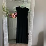 Anthropologie Ribbed Black Mockneck dress size Medium Photo 7