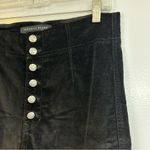 Veronica Beard  Debbie High Rise Button Fly Black Velvet Pants Size 30 Photo 7