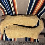 wetkiss Cowboy Boots for Women Knee High Chunky Heel Size 10 Tan Photo 8