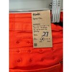 Ksubi Spray On Pop Y2K Orange Skinny Jeans Ankle Zipper NWT 27 Photo 8
