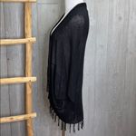 AQUA  Cocoon Fringe Poncho One Size NWT Photo 4