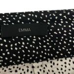 St. John Emma Scattered Dot Crop Pants in Caviar / Bianca Black/White Size 6 Photo 6