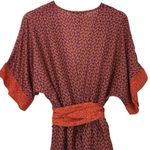 VIX Paula Hermanny Luri Plum Liz Mini Short Jumper Coverup Size Medium Purple Photo 10