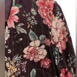 Everly Plum Purple Hippie Boho Eclectic Floral Gold Metallic Mini Tunic Dress Photo 4