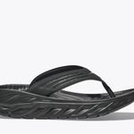 Hoka One One Ora Recovery Black Flip Flops Size W8.5 Photo 1