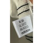 Adidas Women's HILO Jersey Top 3 Stripe Back White Black Size L Large Photo 3