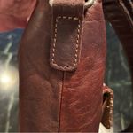 Jack Georges Savio Horseshoe Tooled Leather Crossbody Bag Brown Photo 11