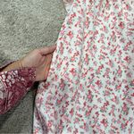 Sister Jane Women’s Floral Maxi Dress Side Cutout Puff Sleeve Milkmaid Pink M+ White Size undefined Photo 13