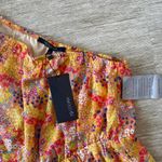 19 Cooper NWT Women’s One Shoulder Floral Cutout Printed Dress Size Large Photo 3