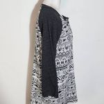  Black and White Print Baseball Tee Size Medium Women's Star Wars Top Photo 3