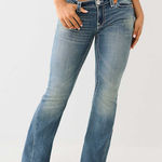 True Religion JOEY LOW RISE SUPER T FLARE JEAN SIZE 30 Photo 0