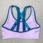 Fabletics Belle High Impact Sports Bra Purple & Teal Green Size Small Photo 5