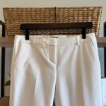 EXPRESS NWT Columnist Ankle Low-Rise White Woven Career Dress Pant Trouser, 4 Photo 1