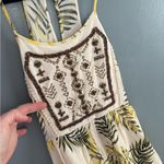 Altar'd State Altar’d State Palm Leaf Beaded Romper Photo 6