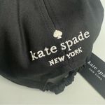 Kate Spade EMBROIDERED LOGO HAT IN BLACK WITH SCRUNCHY BACK NWT Photo 3