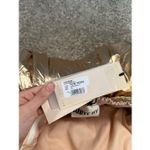 NWT ANIYE BY Malu Mini Dress Strapless Metallic Gold Womens M Circle Skirt Party Size M Photo 5