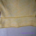 Bandolino blazer yellow floral jacquard, women size 12 Photo 10