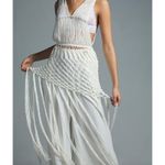 Anthropologie  Crochet Fringe Beaded Tunic‎ NWT One Size Photo 1