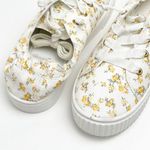 Madden Girl  Marisa White Floral Lace Up Fashion Tennis Shoes, Size 10 Photo 11