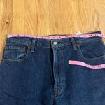 Abercrombie & Fitch The 90s Straight Ultra High Rise Dark Wash Sz 10/30 Photo 3