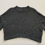 Abound  Nordstrom Crewneck Cropped Sweater Grey Charcoal Heather XL Photo 1