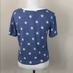 Alternative  Star Top Patterned Blue Tie Front Photo 5