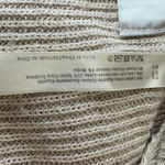 FP Beach Knit Wrap Maxi Skirt Beige Tie Waist Slit Casual Resort Photo 5