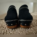 Free People NWOT Calabasas Clog Black Suede Size Women’s 8 Photo 3