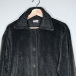 VTG LL Bean Womens Sherpa Fleece Jacket Cozy Outdoorsy USA Made Gray Medium Photo 1