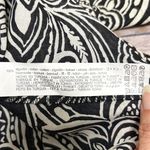 ZARA Black Beige Floral Paisley Button Up Tie Belt Fit Flare Shirt Dress Small Photo 10