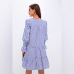 Tuckernuck Pomander Place Blue and White Stripe Cotton Poplin Kenzo Dress - XL Photo 4