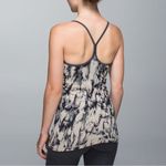 Lululemon Power Y Tank Granite Tan / Heathered Black RIP TAG LLL Like New Size 4 Photo 1