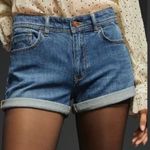 Anthropologie Pilcro Low Rise Slim Boyfriend Denim Shorts Size 32 NEW Photo 0