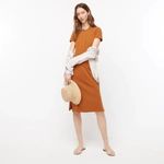 J.Crew Midi T Shirt Dress in Brown Size Extra Small Photo 5