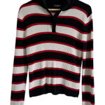 Ralph Lauren Polo  ribbed y2k nautical stripe quarter zip Photo 0