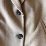 ZARA Camel Wool-Blend Long Coat – Small Photo 6