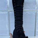 Tod's Gomminos combat moto style mid calf boots 6.5 Black Photo 7