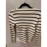 Ralph Lauren Lauren  Striped Rib-Knit Crewneck Sweater size small Photo 7
