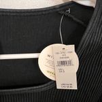 OFFLINE by Aerie Black Ribbed Long Sleeve‎ Cropped Workout Top Large NWT Photo 3