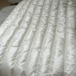 Duno white mixed media cropped puff down jacket Size M Photo 11