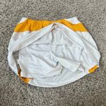 Prince Vintage Athletic Tennis Skort White Yellow Pull On Waist Size Large Photo 3