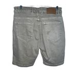 ZARA WOMEN HIGH WAISTED DENIM JEAN SHORTS 8” SIZE 31 TAN MOM CASUAL SUMMER BOHO Photo 2