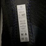 Rothy's Rothy’s The Flat Knit Honeycomb Rounded Toe Flats shoes Black/Blue Halo Size W 7 Photo 7