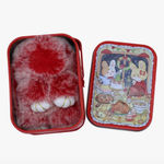 NIB Red SnuggieBunny Keychain In Christmas Dinner Tin. Perfect For Adult/Child New In Tin Giftable Holiday Gift Christmas Gift Stocking Stuffer No refunds returns or cancellations Photo 1