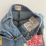 Alice + Olivia Alice Olivia Route 66 Patchwork Denim Miki Skirt Photo 6