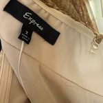 EXPRESS Strapless Gold Dress Photo 3