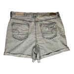 American Eagle NEW Womens Mom Jean Shorts Light Wash Distressed High Waist 16 Photo 7